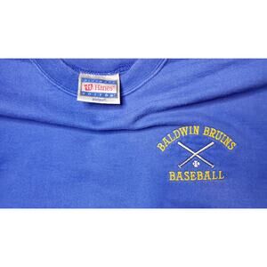 Vintage Baldwin Bruins High School Baseball Crewneck Sweater